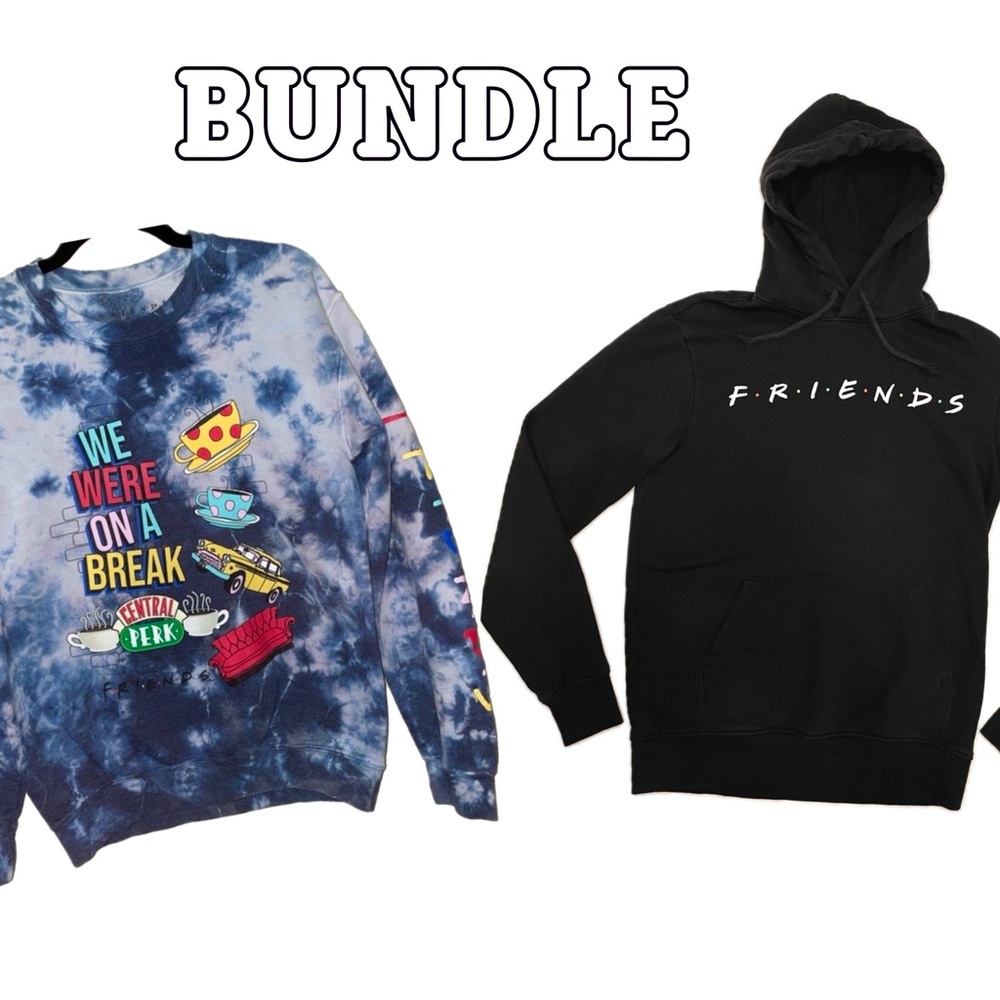 Friends Bundle: Hoodie and Tie Dye Sweatshirt